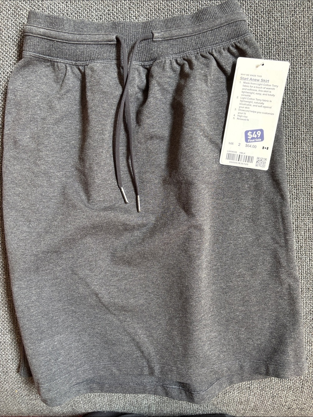 NWT Lululemon Start Anew Skirt